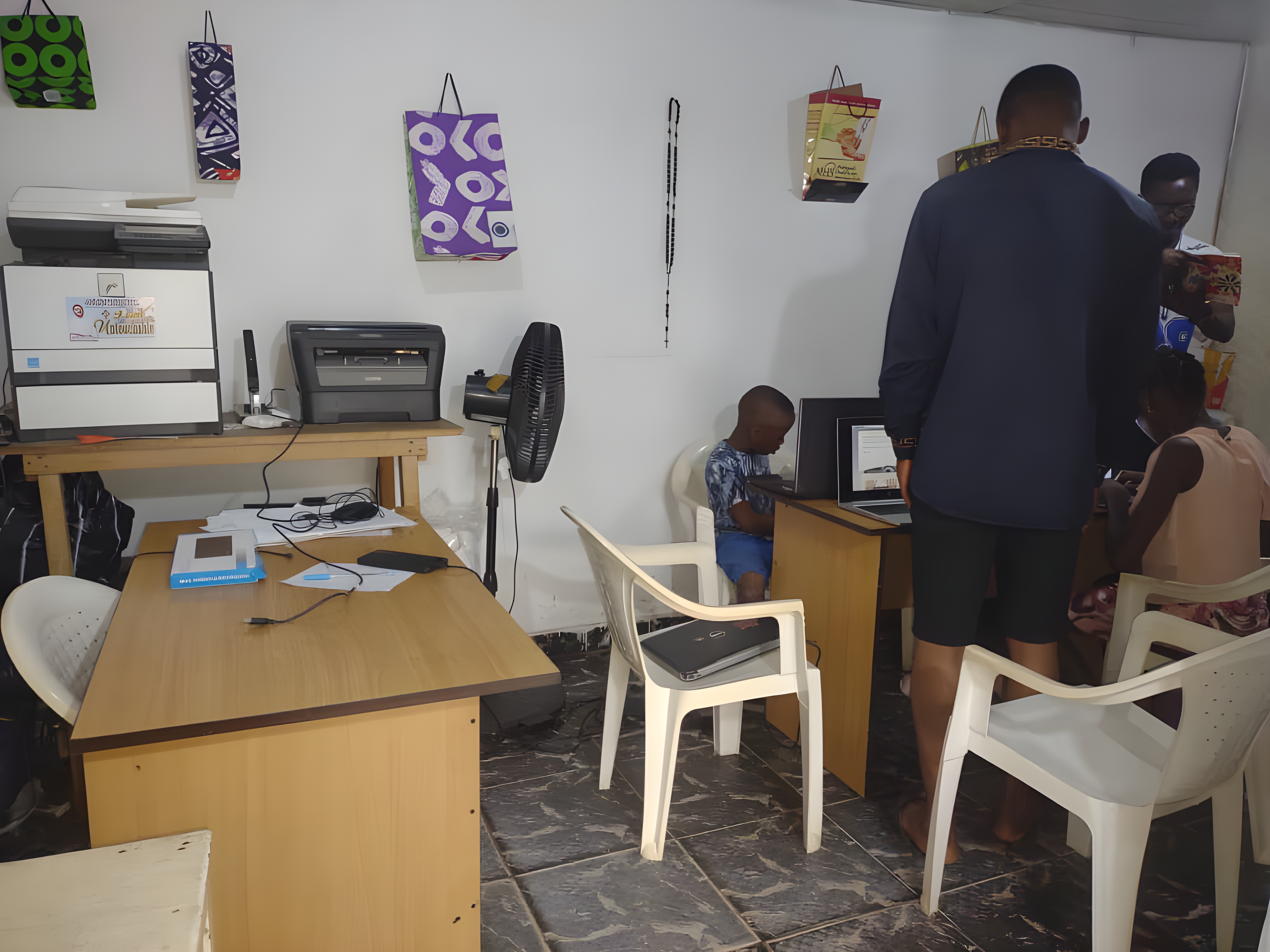 Child in a classroom